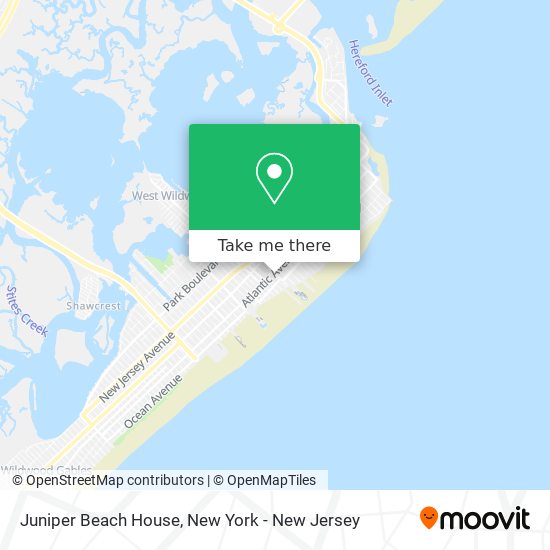 Juniper Beach House map