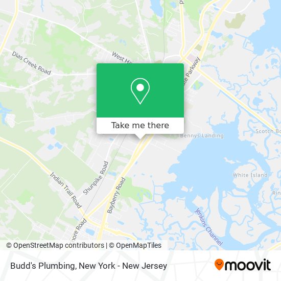 Budd's Plumbing map