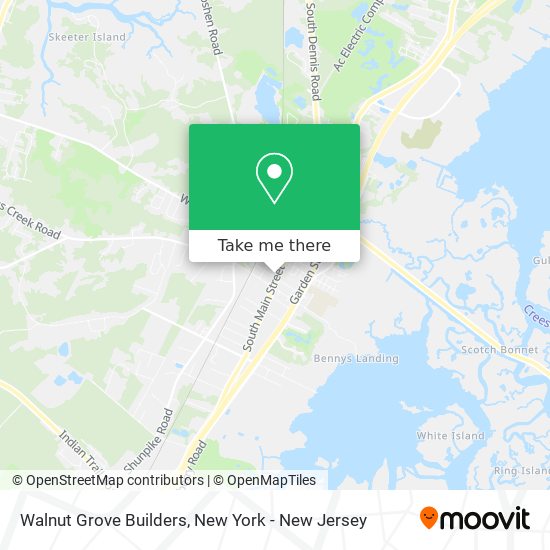Walnut Grove Builders map