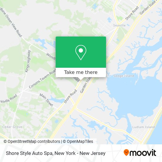 Shore Style Auto Spa map