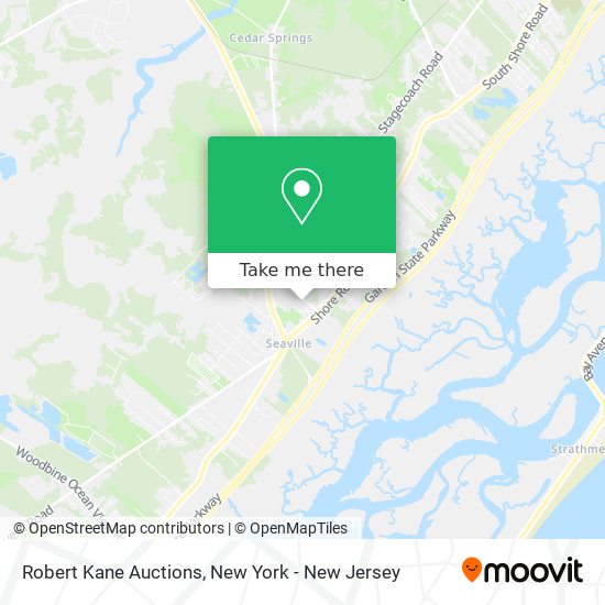 Robert Kane Auctions map