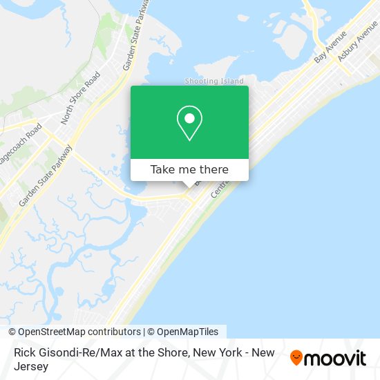 Rick Gisondi-Re / Max at the Shore map