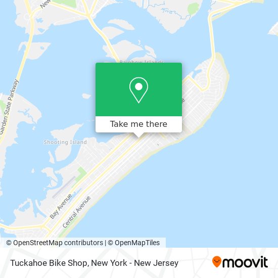 Mapa de Tuckahoe Bike Shop