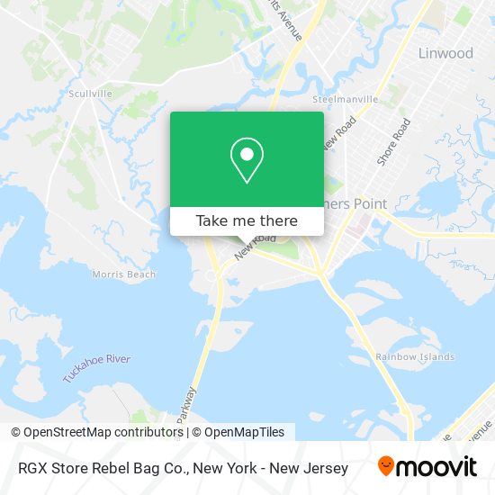 Mapa de RGX Store Rebel Bag Co.