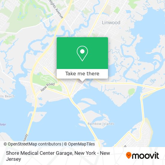Mapa de Shore Medical Center Garage