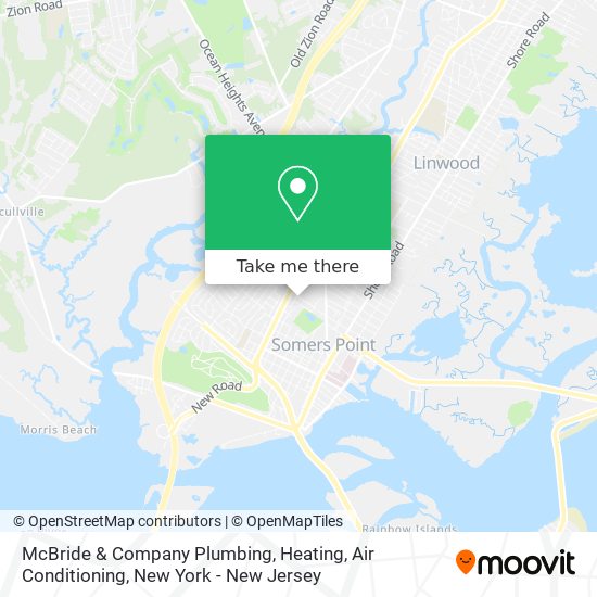 McBride & Company Plumbing, Heating, Air Conditioning map