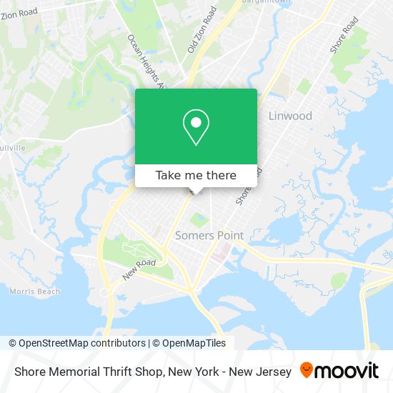 Mapa de Shore Memorial Thrift Shop