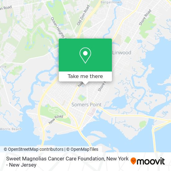 Mapa de Sweet Magnolias Cancer Care Foundation