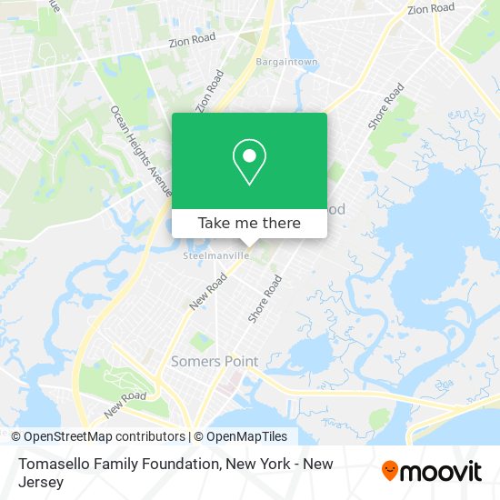 Tomasello Family Foundation map