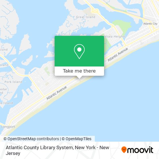 Mapa de Atlantic County Library System