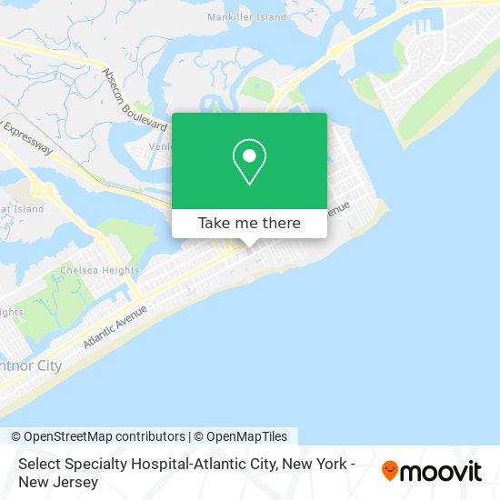 Select Specialty Hospital-Atlantic City map