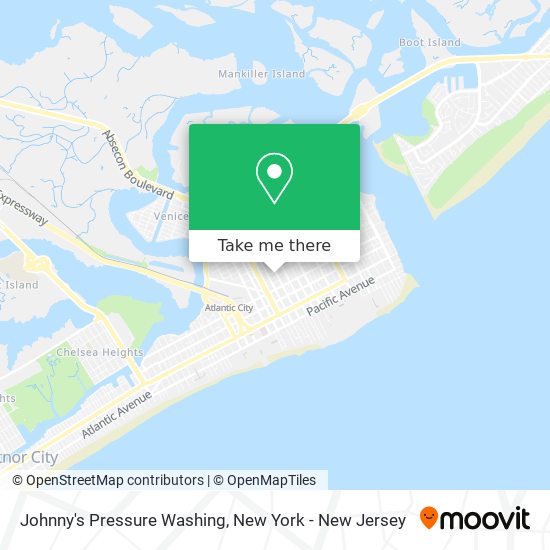 Johnny's Pressure Washing map