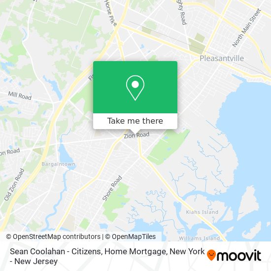 Mapa de Sean Coolahan - Citizens, Home Mortgage