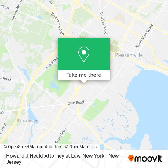 Howard J Heald Attorney at Law map