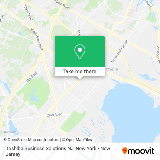 Toshiba Business Solutions NJ map