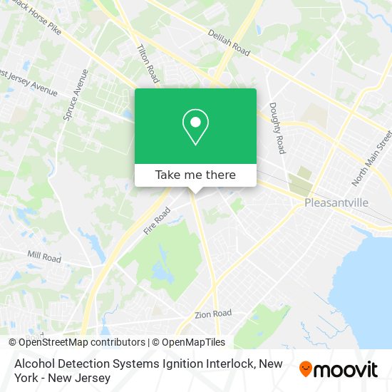 Mapa de Alcohol Detection Systems Ignition Interlock