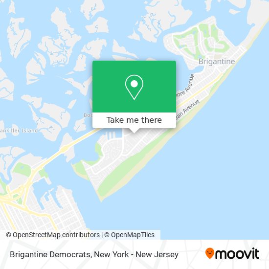 Mapa de Brigantine Democrats