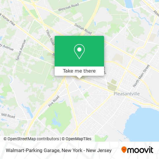 Mapa de Walmart-Parking Garage