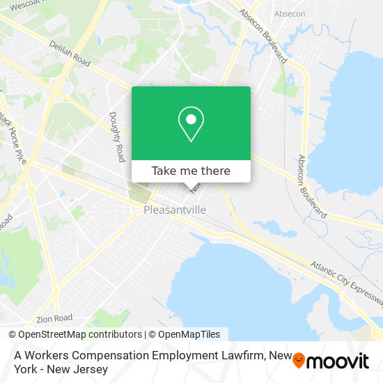 A Workers Compensation Employment Lawfirm map