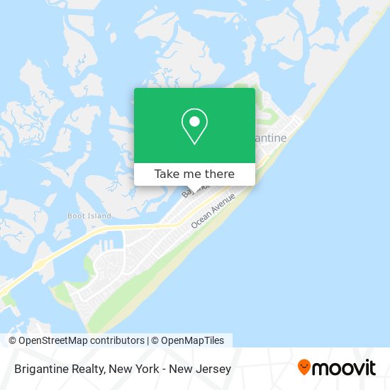 Mapa de Brigantine Realty