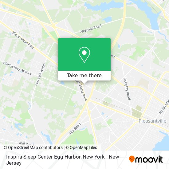 Mapa de Inspira Sleep Center Egg Harbor