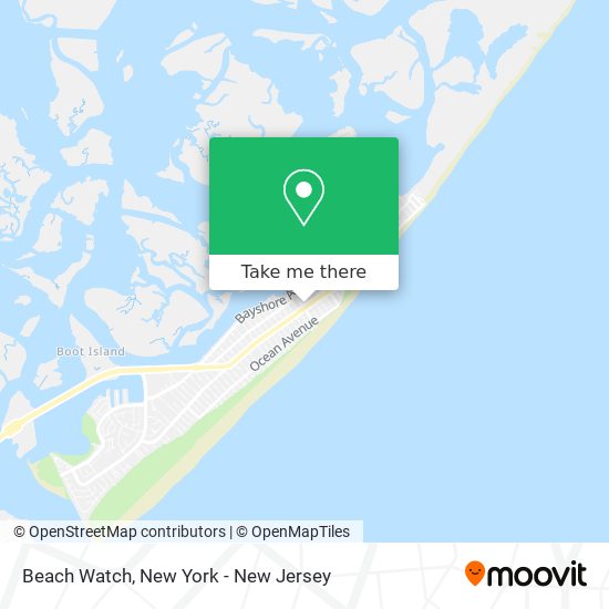 Beach Watch map