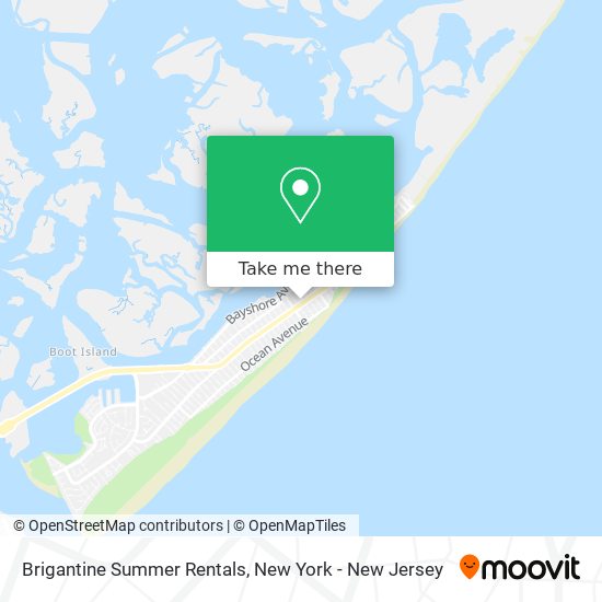 Mapa de Brigantine Summer Rentals