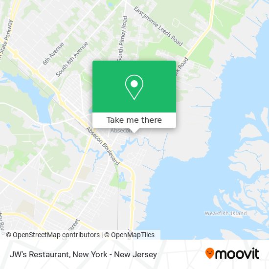 JW's Restaurant map