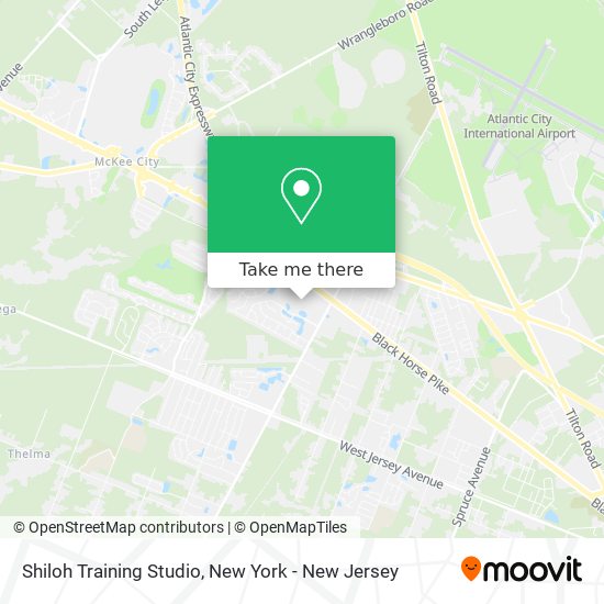 Mapa de Shiloh Training Studio