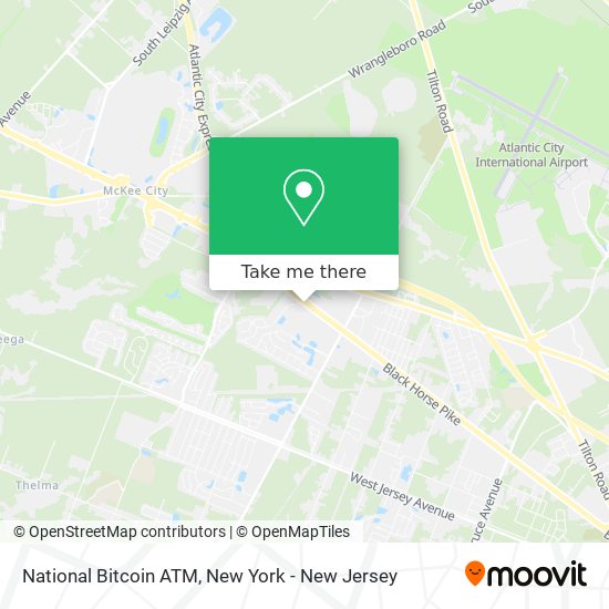 Mapa de National Bitcoin ATM