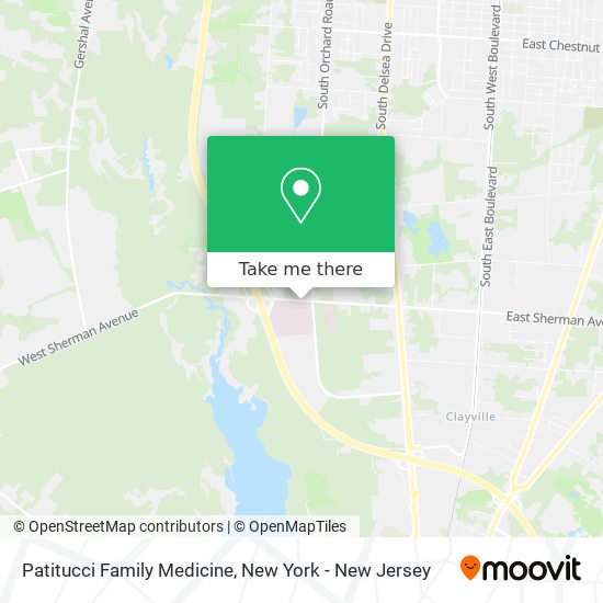 Mapa de Patitucci Family Medicine