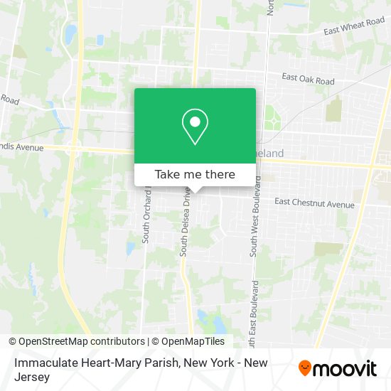 Mapa de Immaculate Heart-Mary Parish