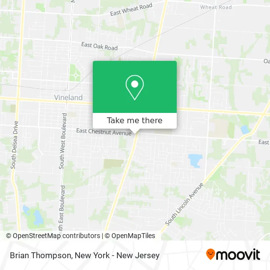 Brian Thompson map