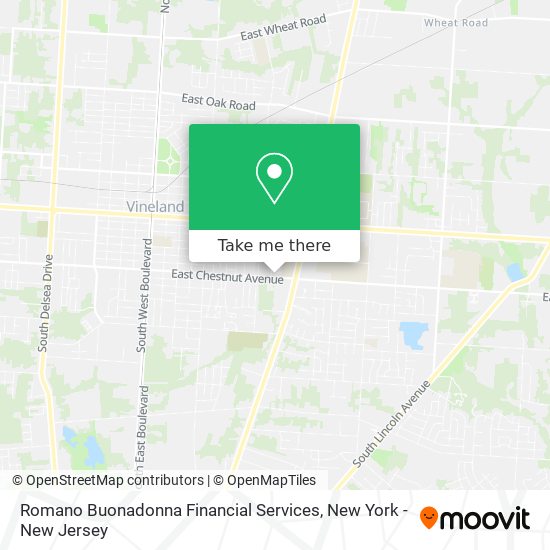 Romano Buonadonna Financial Services map