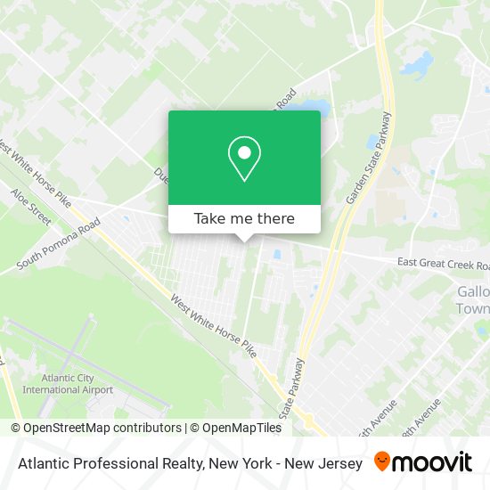 Atlantic Professional Realty map