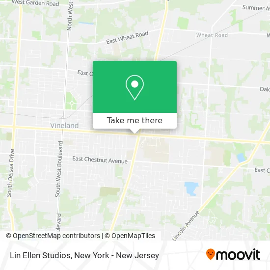 Lin Ellen Studios map