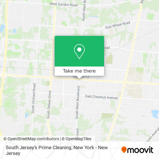 Mapa de South Jersey's Prime Cleaning