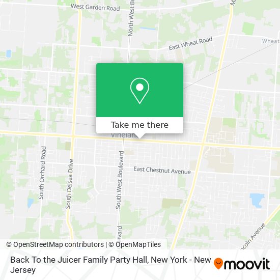 Back To the Juicer Family Party Hall map