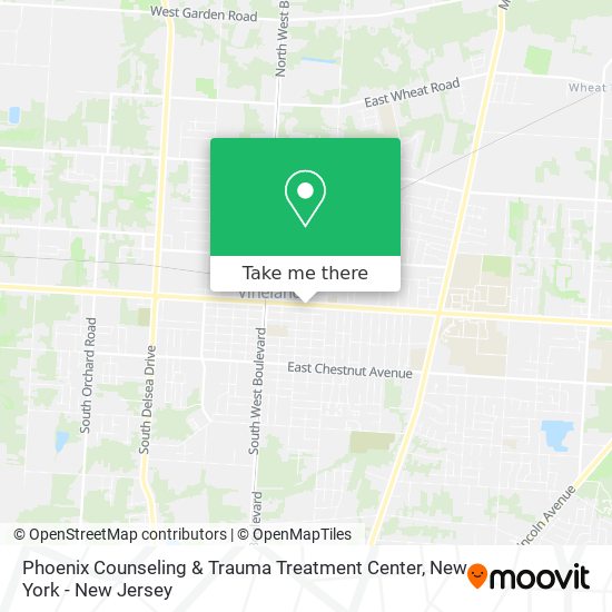 Mapa de Phoenix Counseling & Trauma Treatment Center