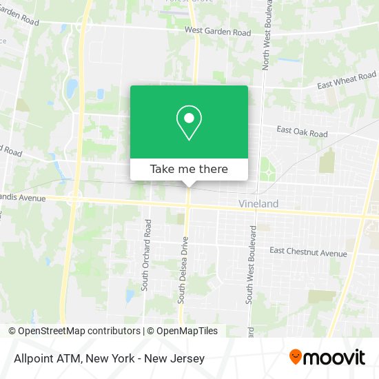 Allpoint ATM map