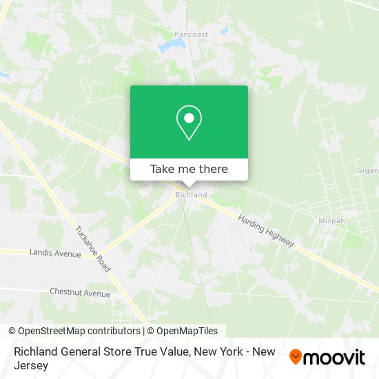 Richland General Store True Value map