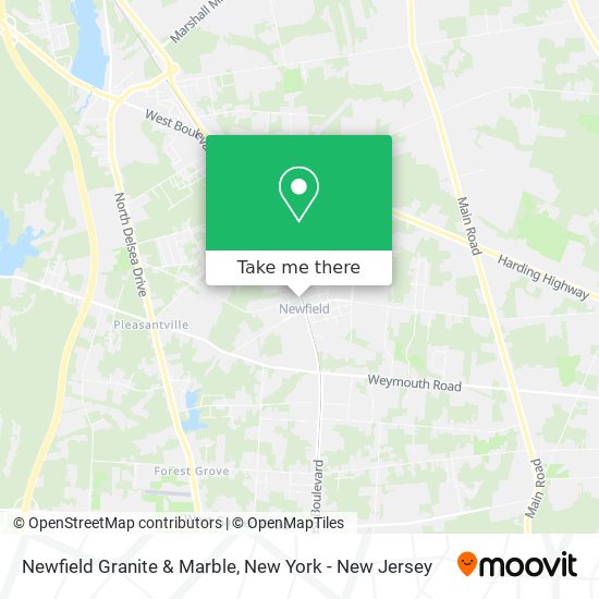 Mapa de Newfield Granite & Marble