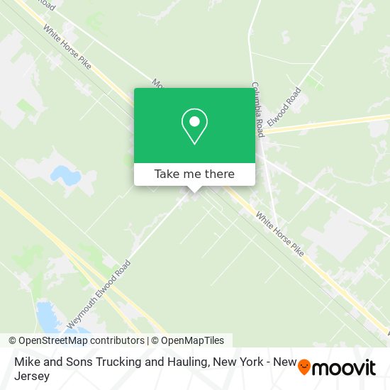 Mike and Sons Trucking and Hauling map