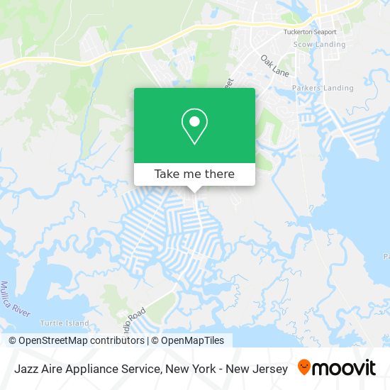 Mapa de Jazz Aire Appliance Service