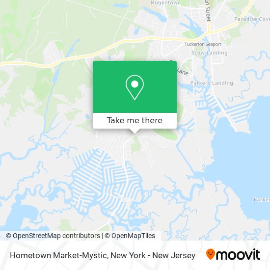 Hometown Market-Mystic map