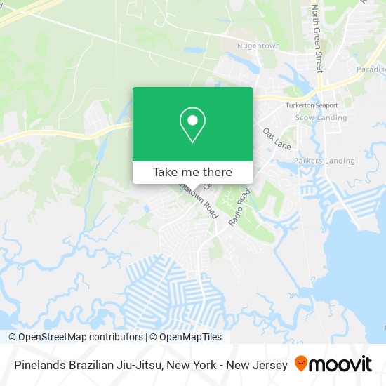 Pinelands Brazilian Jiu-Jitsu map