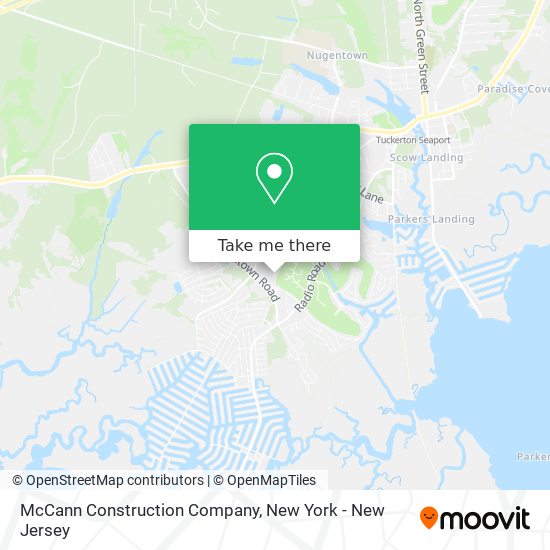 McCann Construction Company map