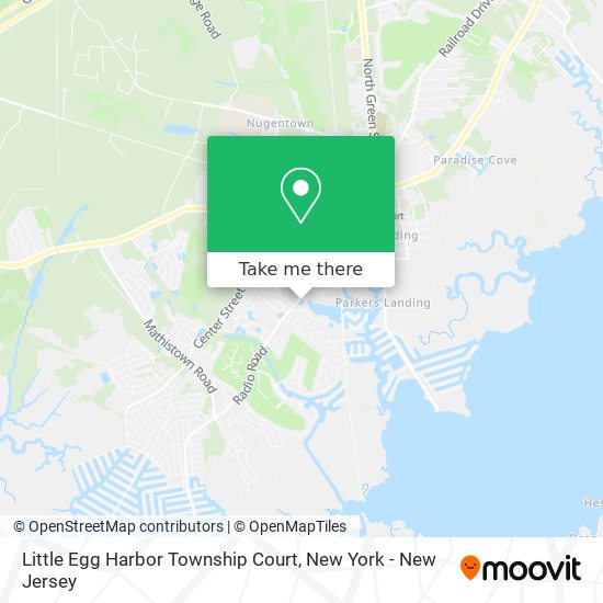 Mapa de Little Egg Harbor Township Court