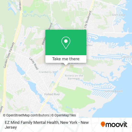 EZ Mind Family Mental Health map