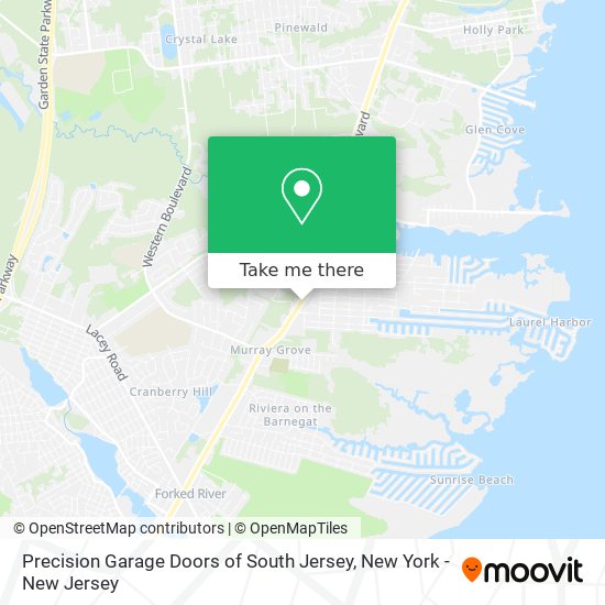 Mapa de Precision Garage Doors of South Jersey